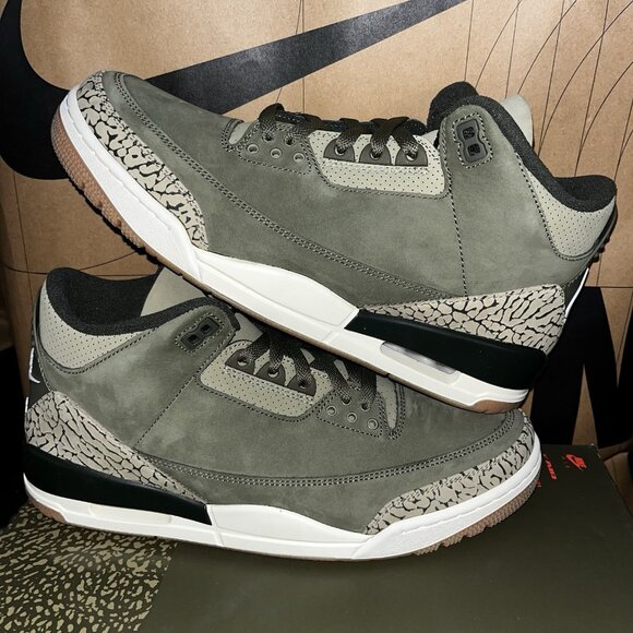NEW Nike Air Jordan 3 Retro “Family Affair” Olive Green DN3707 202 Size 12 main image 5